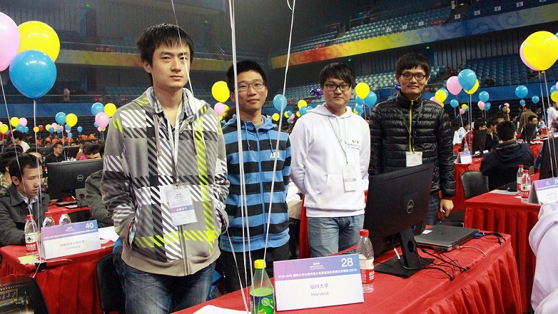 获得金牌的Harvest代表队